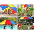 Garden Umbrella Outdoor Big Size Without Stand Multicolor Waterproof Heavy Duty Patio Garden Umbrella, portable waterproof Sun Shade For Beach/Swimming Pools/Patio/garden Adjustable Ultra Violet protection houseware parasol. 
