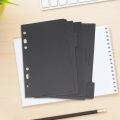 Subject Dividers Eco-friendly 6-ring Folder Index Separators. 
