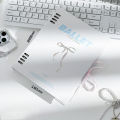 A5 Size Loose-Leaf Notebook Portable Bow Design Multi-Colored Detachable Binder Refillable Spiral Notebook for Students Office. 