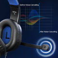 Headphone with adjustable mic  PC/ LAPTOP & Smartphones gaming headphone wired. 