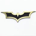 3D Metal Bat Batman Logo. 