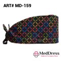 MedDress Designed Surgical Caps | ART# MD-159 | Surgical Caps for Doctors | Unisex Surgical Caps | Premium Quality Surgical Caps. 