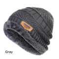 New Double Layer Ski Cap for Unisex Warm Winter Hats for Men Knitted Cap winter Warm Caps for Men Skullies Beanies Caps for Bike and Outdoor Use in Black Blue and Brown Color. 
