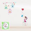 Wall Sticker / Wall Stiker / Stiker Dinding Sangkar Burung JM7152. 