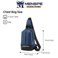 MENSPE Men's Chest Bag Cross Body Bag Pouch Bag Travel Shoulder Bag Casual Men Chest Bag Men Fashion Shoulder Bag Waterproof Casual Sport Street Bag. 