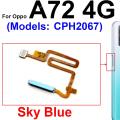 Fingerprint Sensor Flex Cable For OPPO A72 A74 A76 A77 A77S 4G 5G Touch Power Button Finger Print Sensor Flex Ribbon Parts. 