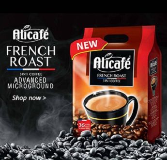Ali Cafe French Roast (3 in 1) Instant Coffee