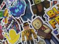 ROBLOX Premium Glossy Stickers 25pcs Pack ideal for journaling skateboard notebook mobile case. 