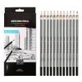 24Pcs Worison Sketching Pencil Set Includes 9H, 8H, 7H, 6H, 5H, 4H, 3H, 2H, H, F, HB, B, 2B, 3B, 4B, 5B, 6B, 7B, 8B, 9B, 10B, 11B, 12B, 14B Professional Sketch Art Pencils Drawing Sketches Pencils. 