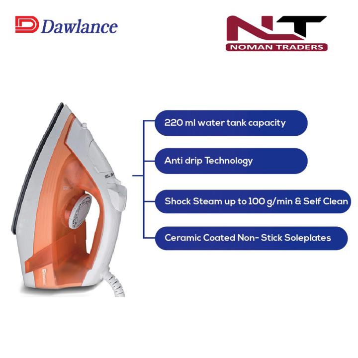 Dawlance Steam Iron DWSI 2217 C 1750W 12g/min