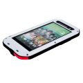 LOVE MEI for HTC One E8 Powerful Waterproof Dustproof Shockproof Anti-slip Metal Protective Case. 