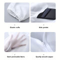 Student Sun Protection Coat Long Sleeve Elastic Cuff Zipper Unisex Coat. 