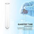 Glass Test Tubes 12x75mm (6ml, 25-100 Pcs) – Heat Resistant, Perfect for Medical Testing, Blood Analysis, DNA Testing, Chemistry, Forensics, Environmental Testing, and Cosmetic Labs. 