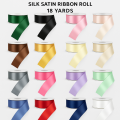 1-Inch Wide Ribbon | Silk Satin Ribbon Roll |  18 Yards |  for Craft , Gift Packing or diy projects | Yarn Vista. 