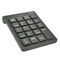 Mini Black USB Wired Numeric Keypad 19 Keys External Digital Number Pad Numpad Keyboard Keypad for Laptop PC Computer. 