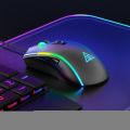 Gaming mouse RGB dpi speed 8000 software supported 7 buttons, rgb lights usb wired mouse eksa EM110. 