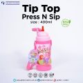 Cartoon Characters Water Bottle With Straw Bright  Tip Top Press N Sip. 