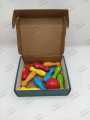 Colorful Wooden Bowling Ball Game Indoor Bowling Set 10 Pins 1 Ball Family Fun Party Game Sport Kids Development. 