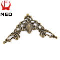 30PCS KAK Metal Angle Corner Brackets Gold Bronze 40mm Notebook Cover For Menus Photo Frame Furniture Decorative Protector. 
