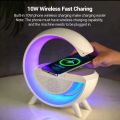 Wireless Charger - Speaker Bluetooth - Wireless Charger - g lamp - g speaker - USB Speaker - Portable Speaker - Led Wireless Charging Speaker - Bluetooth Speaker With Rgb Light - Wireless Charger Alarm Clock Speaker APP Control for iPhone Samsung. 