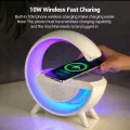 Wireless Charger - Speaker Bluetooth - Wireless Charger - g lamp - g speaker - USB Speaker - Portable Speaker - Led Wireless Charging Speaker - Bluetooth Speaker With Rgb Light - Wireless Charger Alarm Clock Speaker APP Control for iPhone Samsung. 