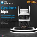 IMOU Cruiser-Triple (11MP) 3+3+5MP HD Clarity Matrix | Click2 Track Multi-lens Linkage | Recording Mode | AIgo Play | Dual SD Card Slots. 