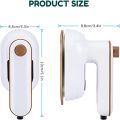 Mini Iron for Clothes, Portable Handheld Steam Iron - Non-Stick Ceramic Soleplate, Fast Heating, 360° Ironing Machine for Home Business Traveling Sewing, Quilting, Heat Transfer Crafting. 