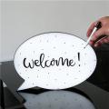 Led Message Handwriting Letter Light Box Speech Bubble Shape Writing Board Add 1 Pen For Birthday Party Wedding. 