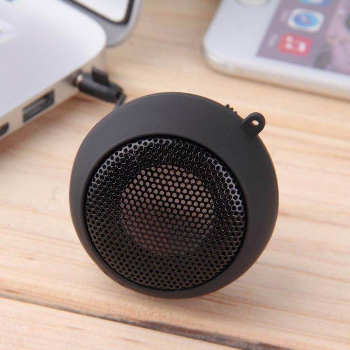Mini hamburger type portable speaker music player 3.5mm jack stereo telescopic plug-in audio speakers for child