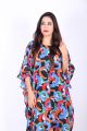 Cotton Lawn Kaftan Batwing Sleep Nightwear Lounge Loungewear Caftan Top Poncho WC-CA P3509. 