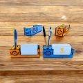 Gifts Cut Desk Organizer with Pen Holder and Card Holder Elegant Desktop Organizer Desk Accessory Compact Card and Pen Holder. 
