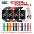 Replacement Sport Silicone Watch Band Strap For Huawei Band 6 and Honor Band 6 Watch Belt. 