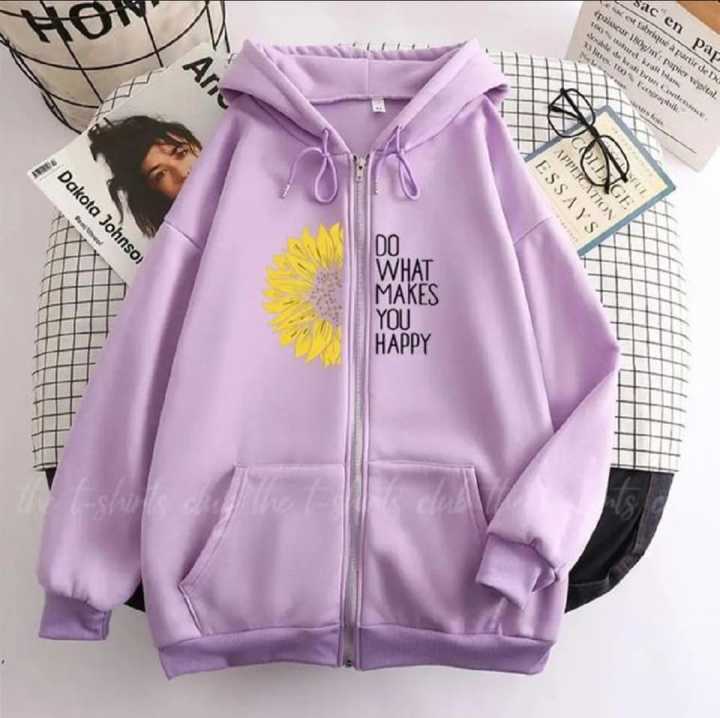 Flower%20Printed%20Fleece%20Zipper%20Jacket%20for%20Girls%20and%20Women,%20Trendy,%20Comfortable,%20Durable,%20and%20Soft%20Fabric%20for%20Casual%20Wear%20-%20Image%202