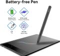VEIKK A30 Drawing Tablet, 10x6 Inch Graphics Tablet with 8192 Levels Battery-Free Stylus Pen, 4 Touch Keys, 1 Touch Pad, Compatible with Mac,/Windows/Android/Chrome/Linux, Ideal for Digital Art. 