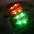 Helmet Survival Beacon Light Helmet Strobe Light with Magic Tape D. 