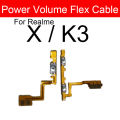 Power Volume Flex Cable For Oppo Realme X XLite X2 X2Pro X3 Super Zoom X7 X7Pro Power Volume Side Key Button Flex Ribbon Parts. 