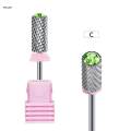 Bit, Manicure Tool Tungsten Steel Replace Parts, Cuticle Remover Bit, Electric Nail File Machine Bit for Cuticle Polishing, Salon Use. 