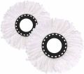 4 Pcs Mop Refill Micro Fiber Head - White. 