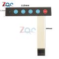 1x5 Matrix Array 5 Key Membrane Switch Keypad Keyboard Module for Arduino. 
