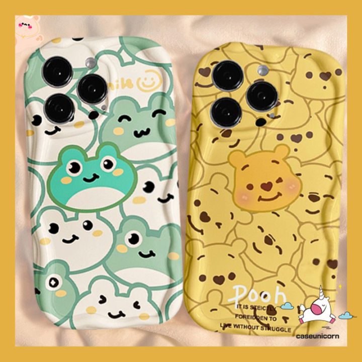 Cartoon Frog Pig Duck 3D Wavy Curved Edge Couples Case For Infinix Hot 11 20 10 12 9 8 30i 30 Play Hot 10Lite 9 8 Smart 5 6Plus 7 6 Note 12 G96 Full Screen Lovely Animal Soft Case