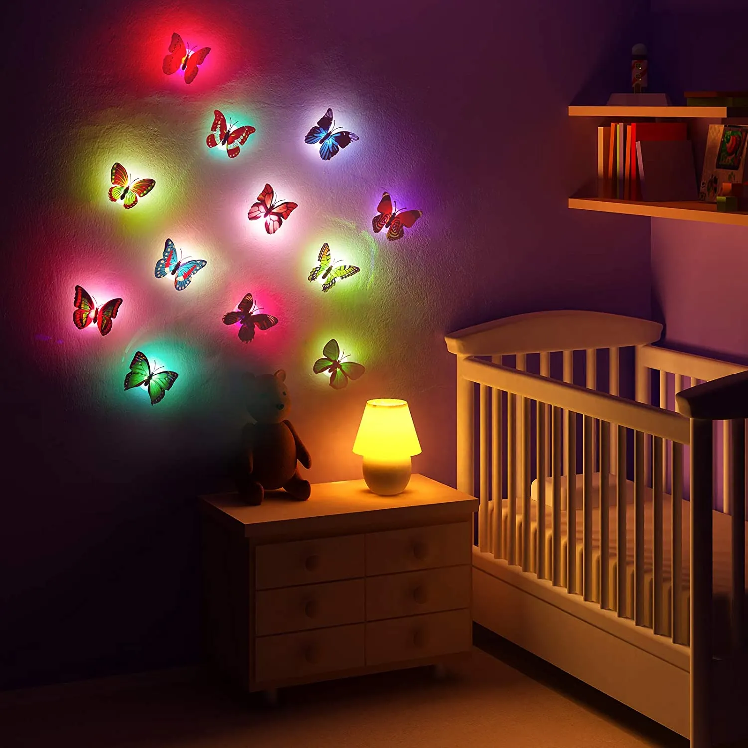 1 Pcs Color Changing Glow In The Dark Led