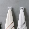 Wall Mounted Self Adhesive Cloth Tea Towel Storage Rack Napkin Towel Holder Storage Stopper Kitchen Gadgets Bathroom Accessories. 