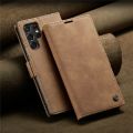 Retro Leather Case For Samsung S22 Ultra Book Style Flip Wallet Magnetic Cover Card Slots. 