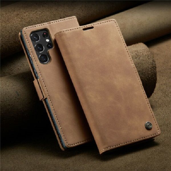 Retro%20Leather%20Case%20For%20Samsung%20S22%20Ultra%20Book%20Style%20Flip%20Wallet%20Magnetic%20Cover%20Card%20Slots%20-%20Image%204