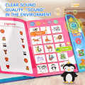 My First English Learning Audio E Book for Kids Early Educational Learning Toy Electronic Sound Battery Operated. 