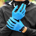 Cycling Gloves Full Finger Shock Absorbing Pad Riding Gloves. 