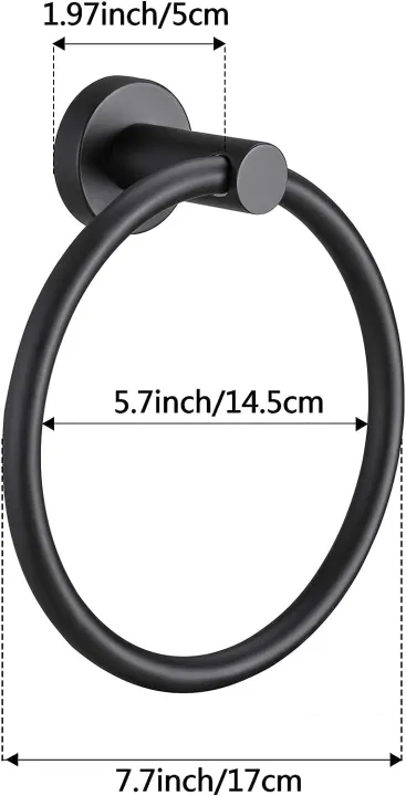 Alkhaleej%20Matte%20Black%20Towel%20Ring%20for%20Bathroom%201%20Pack,%20Kitchen%20Bath%20Towel%20Holder%20Hangers%20Wall%20Mount%20Heavy%20Duty%20Storage%20Stainless%20Steel%20-%20Image%206