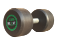 (Single Dumbbell Select Quantity 2 for pair) Rubber  Dumbbell Fitness Home Gym Home Exercise Dumbbell. 