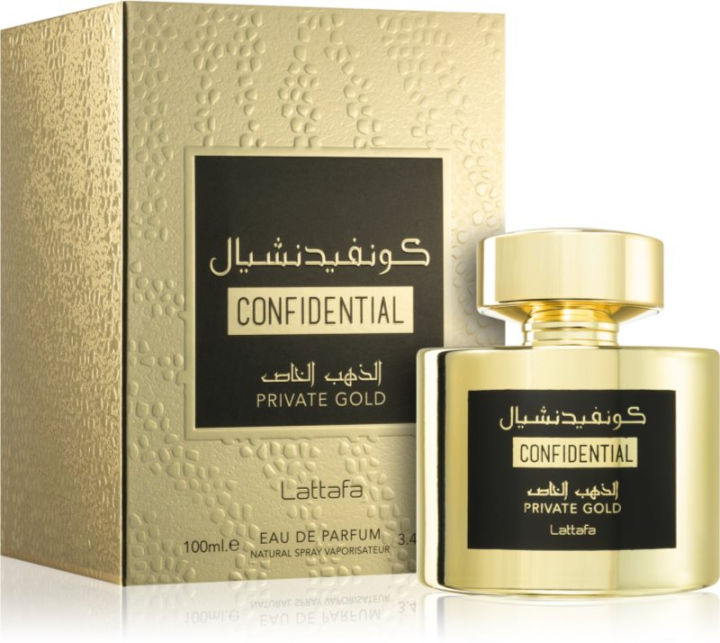 Lattafa Confidential Private Gold Edition Perfume for Men and Women - 100ml