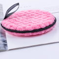 Reusable Makeup Remover Pads Cleaning puff  Double-Side Sponge puff Washable Make Up Removing Microfiber pads Exfoliator. 